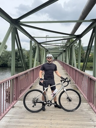 Vojtech cycling outdoors